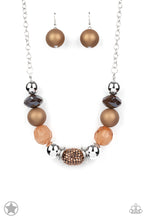 Load image into Gallery viewer, A Warm Welcome - Blockbuster Brown Necklace - Paparazzi Accessories #307

