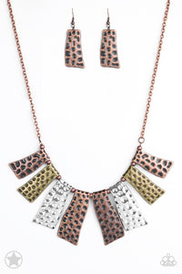 A Fan of the Tribe -  Blockbuster Multi Necklace - Paparazzi Accessories #320