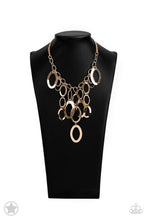 Load image into Gallery viewer, A Golden Spell -Blockbuster Gold Necklace - Paparazzi Accessories #302
