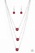 Load image into Gallery viewer, A Love For Luster - Red Necklace - Paparazzi Accessories #128
