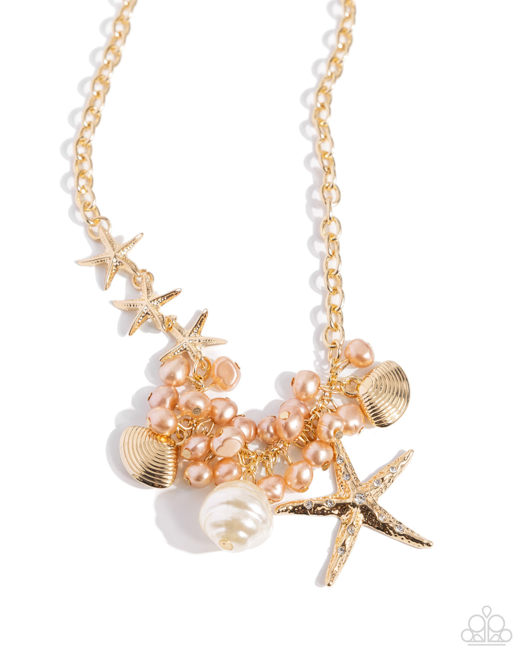 Cabo Coast - Gold Necklace - Paparazzi Accessories