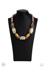 Load image into Gallery viewer, In Good Glazes - Blockbuster Black Necklace - Paparazzi Accessories #305
