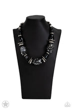 Load image into Gallery viewer, In Good Glazes - Blockbuster Black Necklace - Paparazzi Accessories #305
