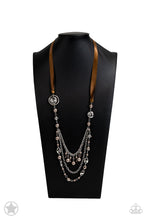 Load image into Gallery viewer, All The Trimmings - Brown Necklace Blockbuster - Paparazzi Accessories #306
