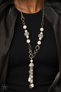 Designated Diva - Blockbuster White Necklace - Paparazzi Accessories #313