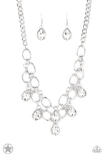 Load image into Gallery viewer, Show-Stopping Shimmer - Blockbuster White Necklace - Paparazzi Accessories #314
