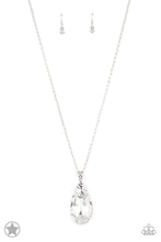 Load image into Gallery viewer, Spellbinding Sparkle - White Blockbuster Necklace - Paparazzi Accessories #315
