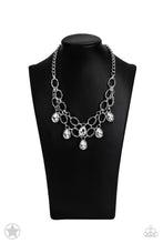 Load image into Gallery viewer, Show-Stopping Shimmer - Blockbuster White Necklace - Paparazzi Accessories #314
