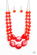 Load image into Gallery viewer, Beach Glam - Red Necklace - Paparazzi Accessories #144
