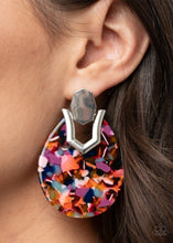 Load image into Gallery viewer, HAUTE Flash - Purple Earring - Paparazzi Accessories #154
