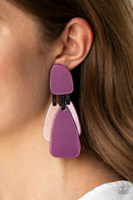 Load image into Gallery viewer, All FAUX One - Purple Earring - Paparazzi Accessories #136
