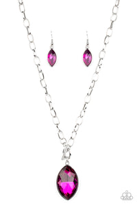 Unlimited Sparkle - Pink Necklace - Paparazzi Accessories #185