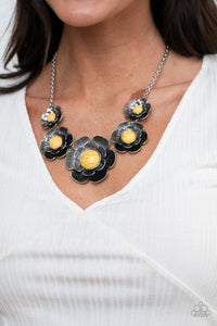 Bountiful Badlands - Yellow Necklace - Paparazzi Accessories