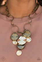 Load image into Gallery viewer, Learn the HARDWARE Way - Brass Necklace - Paparazzi Accessories #367N
