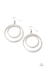 Load image into Gallery viewer, Radiating Refinement - White Earring - Paparazzi Accessories #132
