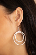 Load image into Gallery viewer, Radiating Refinement - White Earring - Paparazzi Accessories #132
