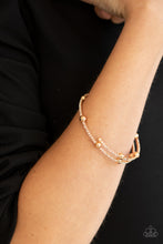 Load image into Gallery viewer, Standout Shine - Gold Bracelet - Paparazzi Accessories #88
