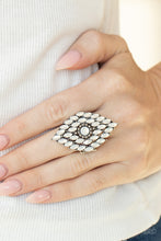 Load image into Gallery viewer, Incandescently Irresistible - White Ring - Paparazzi Accessories
