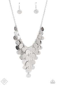 Spotlight Ready - Silver Necklace - Paparazzi Accessories #195