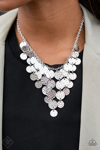 Spotlight Ready - Silver Necklace - Paparazzi Accessories #195