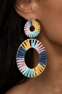 Foxy Flamenco - Multi Earring - Paparazzi Accessories #140