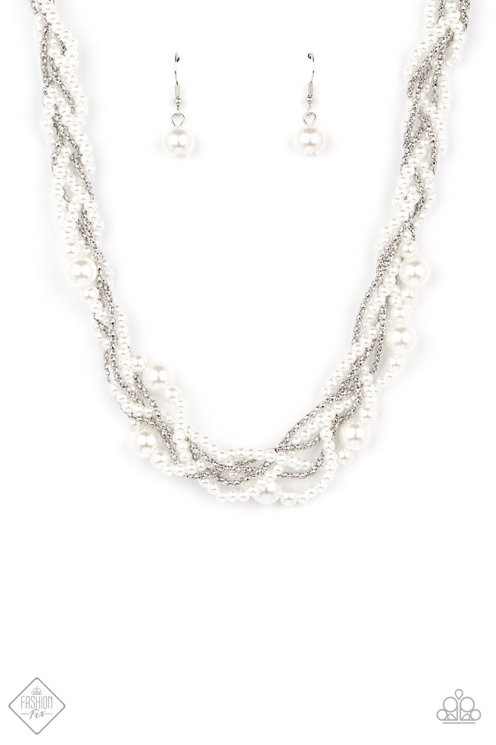 Royal Reminiscence - White Necklace - Paparazzi Accessories #366N