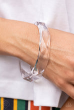 Load image into Gallery viewer, Clear-Cut Couture - White Bracelet- Paparazzi Accessories #90B
