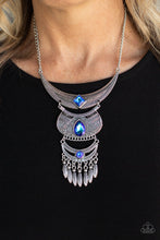 Load image into Gallery viewer, Lunar Enchantment - Blue Necklace - Paparazzi Accessories #116
