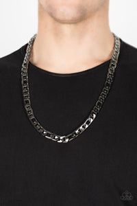 Metro Beau - Black Necklace - Paparazzi Accessories #187 (BT)