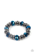 Load image into Gallery viewer, Power Pose - Blue Bracelet - Paparazzi Accessories #322B (WT)
