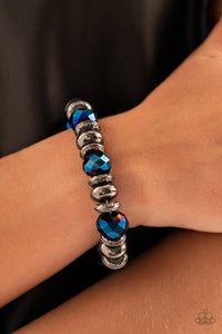 Power Pose - Blue Bracelet - Paparazzi Accessories #322B (WT)