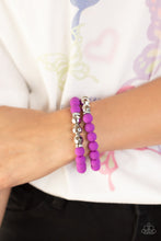 Load image into Gallery viewer, Dip and Dive - Purple Bracelet - Paparazzi Accessories
