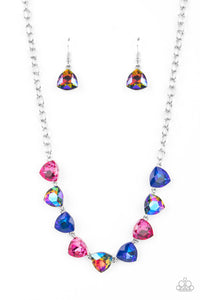 Dreamy Drama - Blue Necklace - Paparazzi Accessories EMP Exclusive 2023