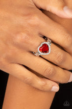 Load image into Gallery viewer, Committed to Cupid - Red Ring - Paparazzi Accessories #49R (BT)
