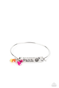 Flirting with Faith - Pink Bracelet - Paparazzi Accessories #193