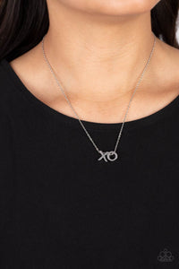 Hugs and Kisses - Silver Necklace - Paparazzi Accessories #201 (BT)