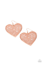 Load image into Gallery viewer, Fairest in the Land - Copper Earring - Paparazzi Accessories #73 (BT)
