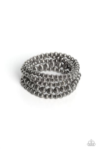 Sonoran Stripes - Silver Bracelet - Paparazzi Accessories