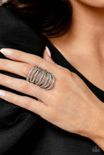 Load image into Gallery viewer, Rippling Rarity - White 2023 EMP Exclusive Ring - Paparazzi Accessories
