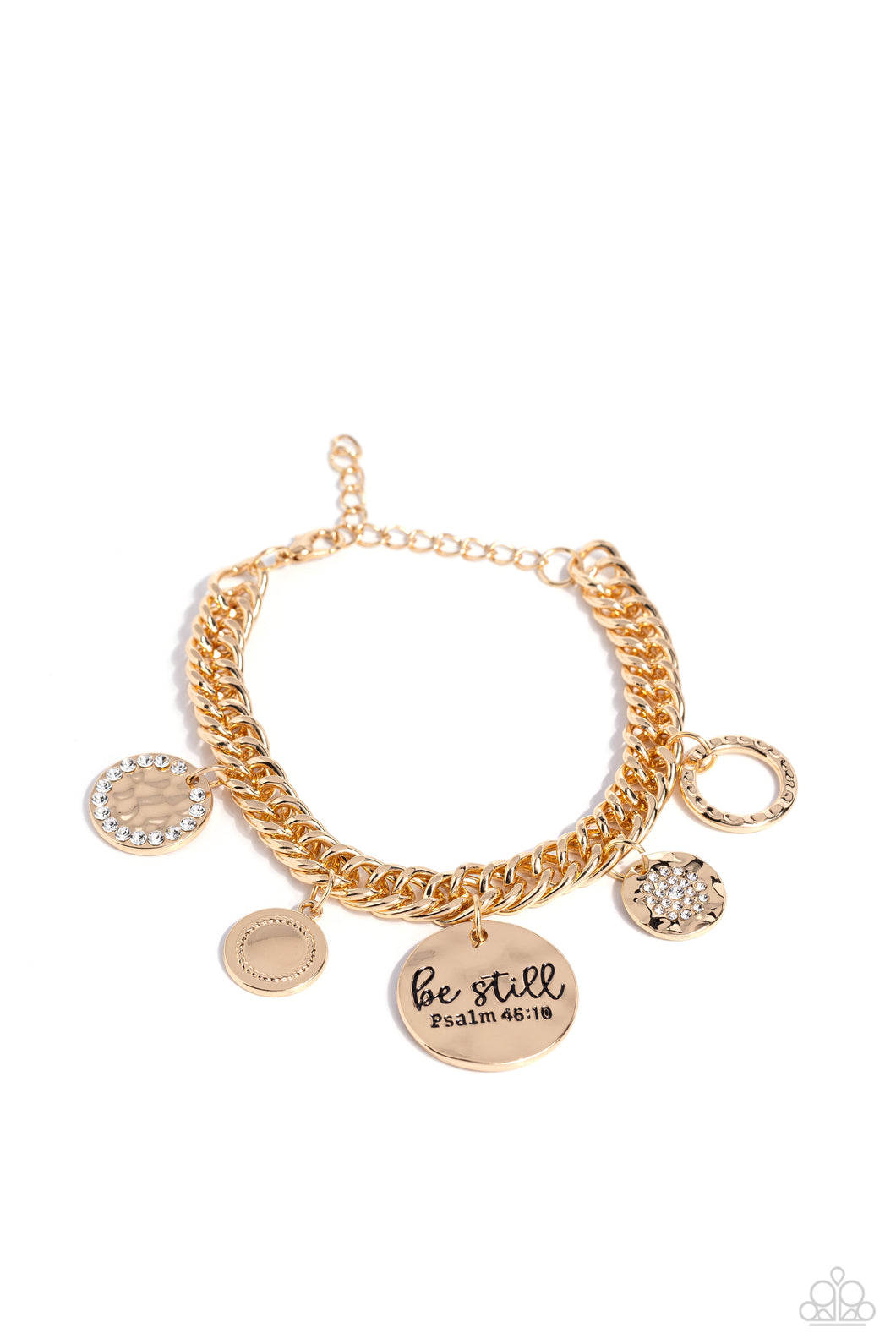 GLITTER and Grace - Gold Bracelet _ Paparazzi Accessories