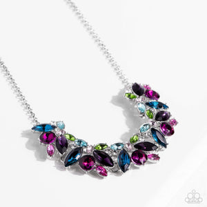 Crowning Collection - Multicolored 2023 EMP Exclusive Necklace - Paparazzi Accessories