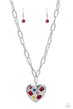 Load image into Gallery viewer, Online Dating - Red Necklace - Paparazzi Accessories
