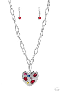 Online Dating - Red Necklace - Paparazzi Accessories