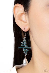 Timeless Tapestry - Blue/Multi Earrings - Paparazzi Accessories #347 (WT)