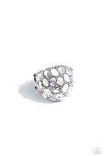 Load image into Gallery viewer, BLING Loud and Proud - White Ring - Paparazzi Accessories
