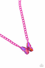 Load image into Gallery viewer, Fascinating Flyer - Pink Necklace - Paparazzi Accessories
