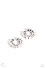 Load image into Gallery viewer, Popular Pearls - White Pearl Ear Cuffs - Paparazzi Accessories
