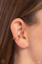 Load image into Gallery viewer, Stud Story - Gold Ear Cuff - Paparazzi Accessories #71 BT
