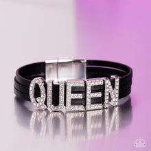 Load image into Gallery viewer, Queen of My Life - Black Bracelet - Paparazzi Accessories
