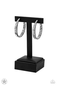 GLITZY By Association- Blockbuster Hoops- Paparazzi Accessories